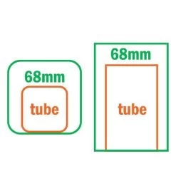 Dietes Tiny Dancer- Wild Iris - 68mm BIGGER Size -Eco Garden Shop 42mm tube v 68mm 9 2 1