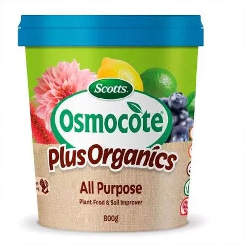 Osmocote Plus Organics 800g All Purpose Inc. Natives Fertiliser 1 Osmocote Plus Organics 800g All Purpose Inc. Natives Fertiliser