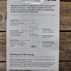 Rain Gauge 1000 - Professional -Eco Garden Shop rain gauge professional 4